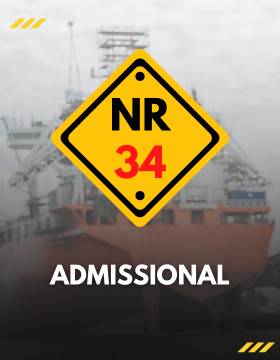 NR 34: ADMISSIONAL - TRABALHO NA INDÚSTRIA DA CONSTRUÇÃO, REPARAÇÃO E DESMONTE NAVAL - INICIAL